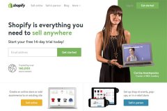 Shopify，一枚簡潔清新的國外電子商務平臺網站